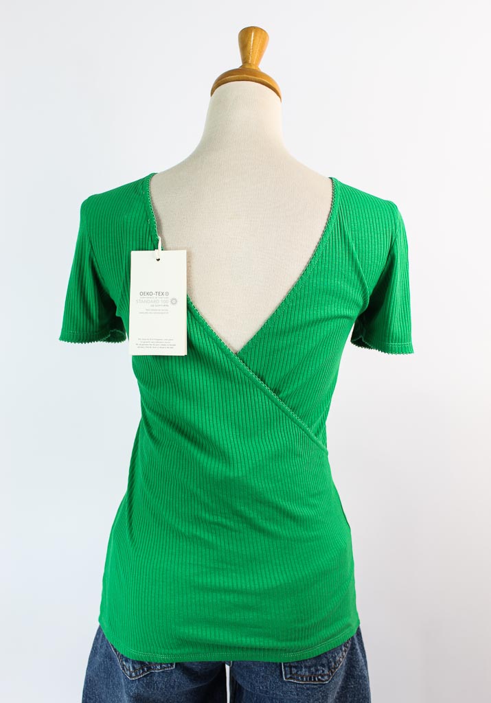 Sézanne Camiseta Dorothy Verde Flash nueva (talla XS)
