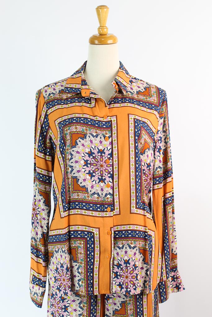 L.O.V Printed Set Blusa&pant (talla small)