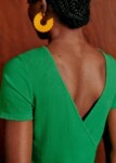 Sézanne Camiseta Dorothy Verde Flash nueva (talla XS)