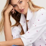 Loft Heart Relaxed Everyday Shirt (TALLA SMALL)