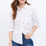 Loft Heart Relaxed Everyday Shirt (TALLA SMALL)