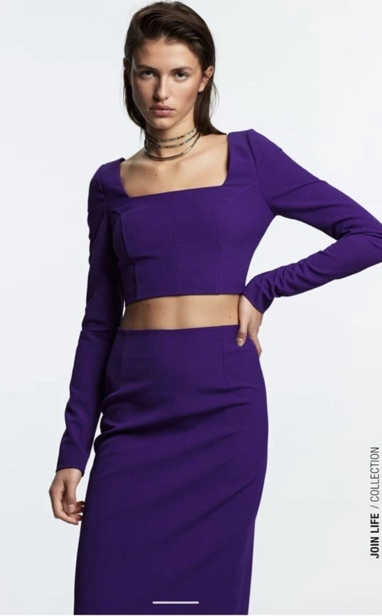 Pencil skirt with slit Zara (talla M)