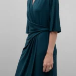 Vestido con drapeados de Adolfo Domínguez nuevo (talla 6)