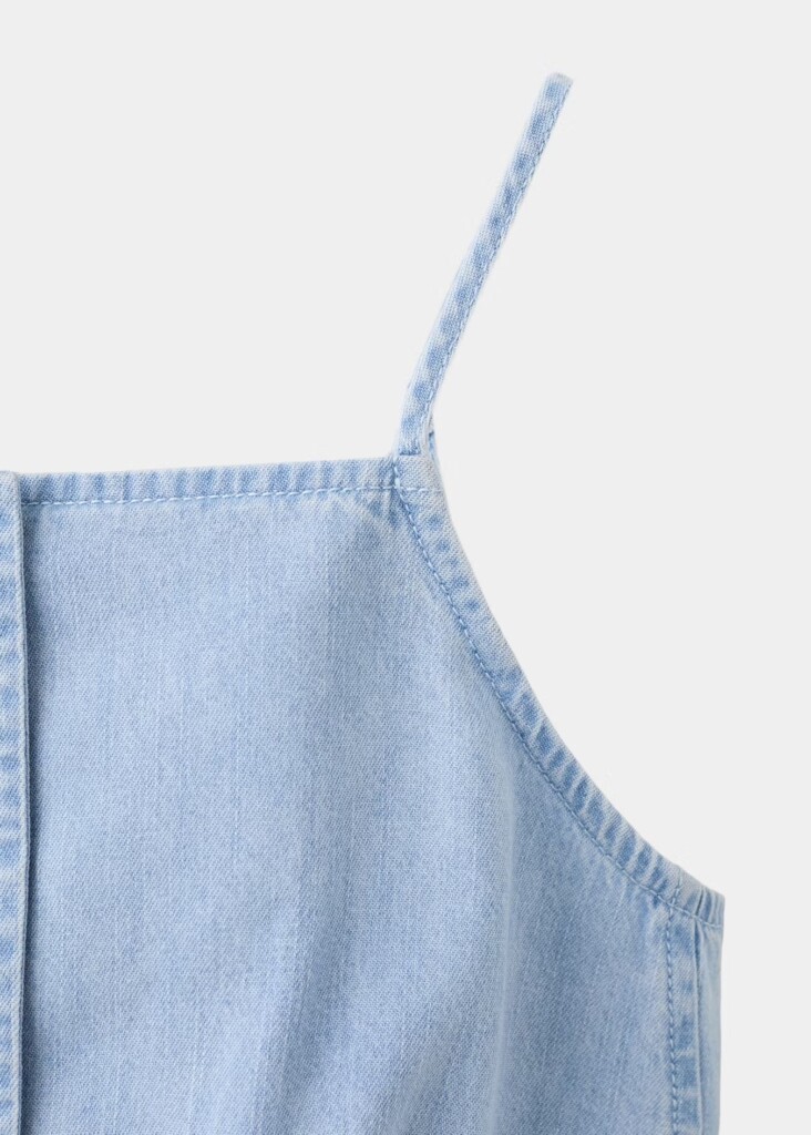 DENIM BUTTONED GILET MANGO nueva (talla L, parece M)