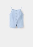 DENIM BUTTONED GILET MANGO nueva (talla L, parece M)