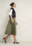 Avril Cotton Skirt HOBBS (talla 6)