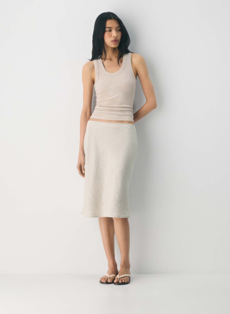 Wilfred Fielden Linen Skirt (talla 6)
