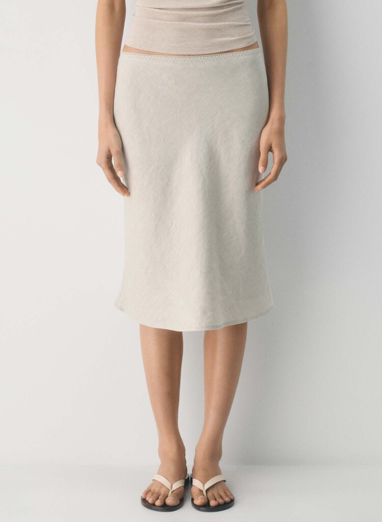 Wilfred Fielden Linen Skirt (talla 6)