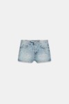RHINESTONE DENIM SHORTS ZARA NUEVOS (talla 6)