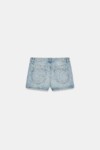 RHINESTONE DENIM SHORTS ZARA NUEVOS (talla 6)