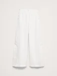 High-Rise Wide-Leg Linen Pull-On Sailor Pant NUEVO Banana Republic (talla small)
