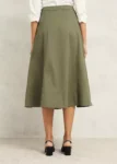 Avril Cotton Skirt HOBBS (talla 6)