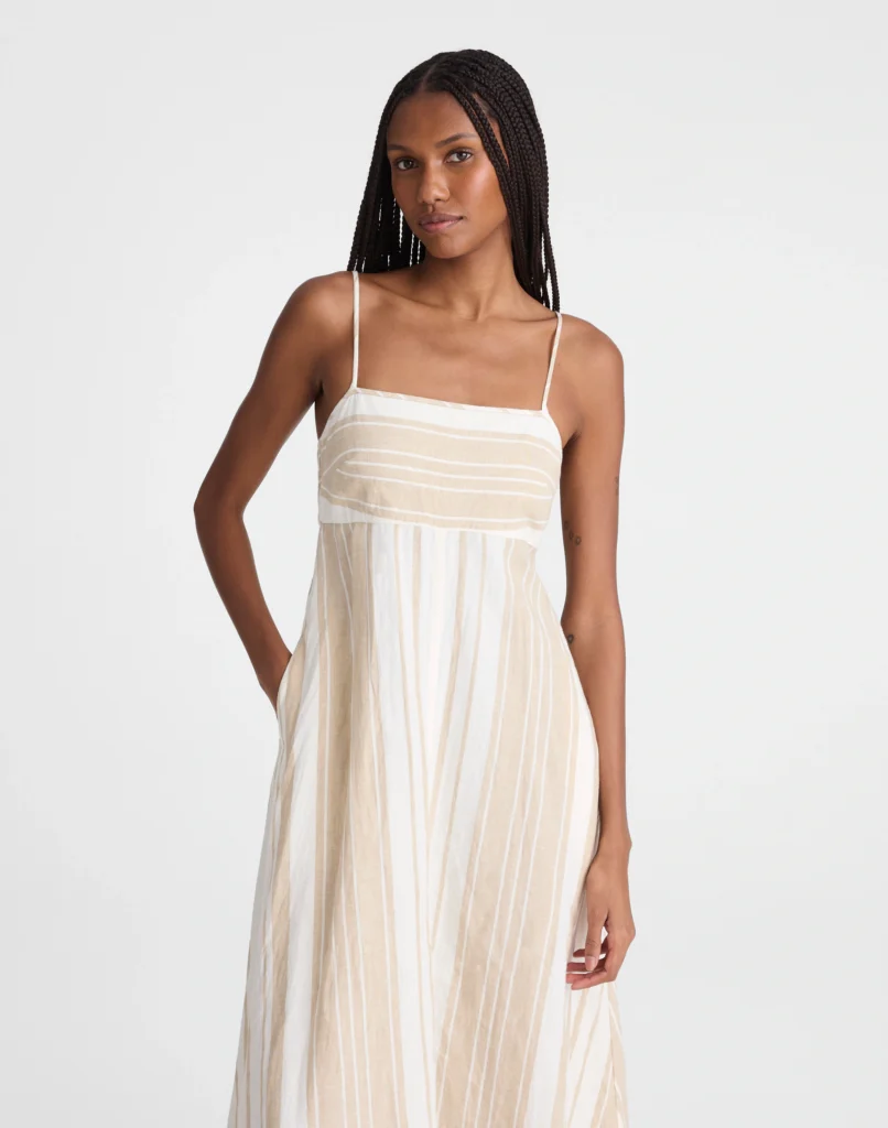 Empire-Waist Midi Dress MADEWELL (talla small)