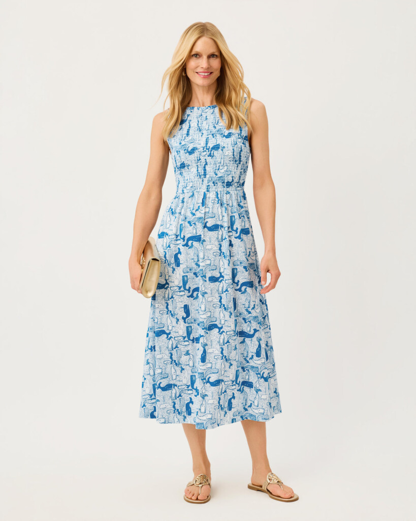 Lilly Pulitzer Finnley Midi Dress (talla small)