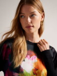 TED BAKER Abstract blouse (talla small)