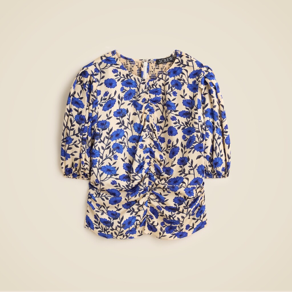 JCREW Veranda shirt in floral print (Talla small)