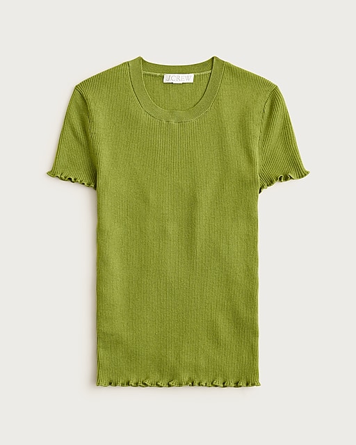 Ruffle-trim T-shirt J.Crew (talla small)