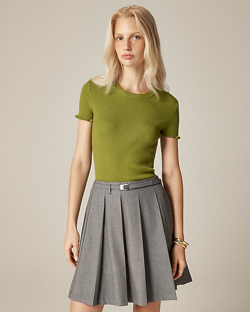 Ruffle-trim T-shirt J.Crew (talla small)