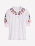 BODEN Bea Linen Top (talla small)