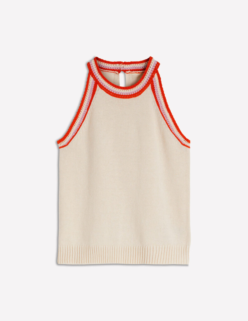 Saffron Crochet Racer Tank BODEN (talla small)