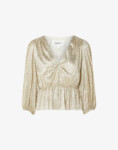 Ba&sh Caitlin top gold (talla small)