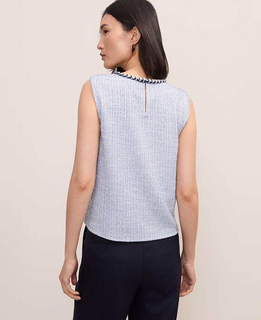 Button Back Tank Top Ann Taylor (talla XS)
