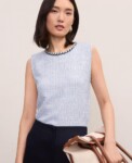 Button Back Tank Top Ann Taylor (talla XS)